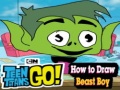 Spil How to Draw Beast Boy
