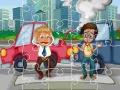 Spil Crash Car Jigsaw