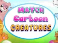 Spil Match Cartoon Creatures