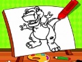 Spil Easy Kids Coloring Dinosaur