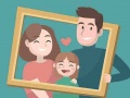 Spil Happy Family Puzzle