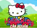 Spil Hello Kitty Car Jigsaw