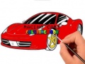 Spil Racing Cars Coloring book