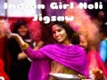 Spil Indian Girl Holi Jigsaw