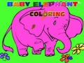 Spil Baby Elephant Coloring