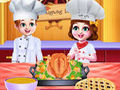 Spil Chef Twins Thanksgiving Dinner Cooking