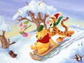 Spil Winnie the Pooh Christmas Jigsaw Puzzle 2