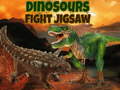 Spil Dinosaurs Fight Jigsaw