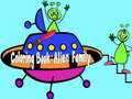 Spil Coloring Book: Alien Family