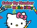Spil Color By Number With Hello Kitty