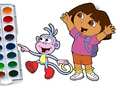 Spil Dora The Explorer Coloring Book