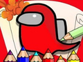 Spil Amoung Us Coloring Book
