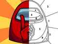 Spil Among Us Them Coloring Book