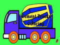 Spil Cement Trucks Coloring