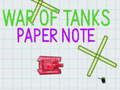 Spil War Of Tanks Paper Note