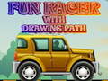 Spil Fun racer with Drawing path