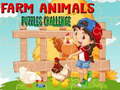 Spil Farm Animals Puzzles Challenge