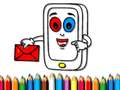 Spil Mobile Phone Coloring Book