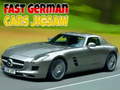Spil Fast German Cars Jigsaw