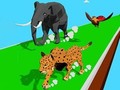 Spil Animal Transform Race 3D