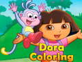 Spil Dora Coloring
