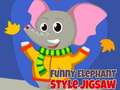 Spil Funny Elephant Style Jigsaw