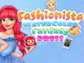 Spil Fashionista Watercolor Fantasy Dress