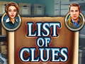Spil List of clues