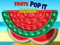 Spil Fruits Pop It Jigsaw