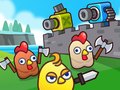 Spil Merge Cannon: Chicken Defense