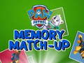 Spil Paw Patrol Memory Match Up