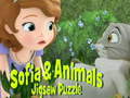 Spil Sofia And Animals Jigsaw Puzzle