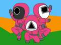 Spil Squid Coloring Book