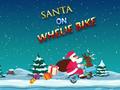 Spil Santa On Wheelie Bike