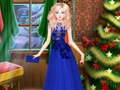 Spil Elsa Frozen Christmas Dress up