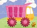 Spil Cute Kids Trucks Jigsaw