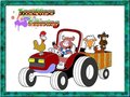 Spil Tractor Coloring Pages