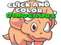 Spil Click And Color Dinosaurs