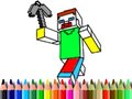 Spil Back to School: Minecraft Coloring