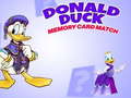 Spil Donald Duck memory card match