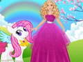 Spil Barbie and Pony Dressup