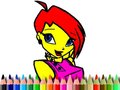 Spil Back To School Winks Coloring Book
