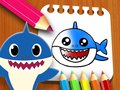 Spil Baby Shark Coloring Book