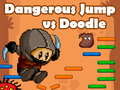 Spil Dangerous Jump vs Doodle Jump