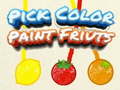 Spil Pick Color Paint Fruits