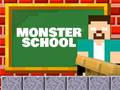 Spil Monster School: Roller Coaster & Parkour