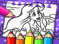 Spil Ariel The Mermaid Coloring Book