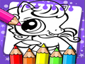 Spil Littlest Pet Shop Coloring Book