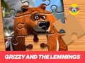 Spil Grizzy and the Lemmings Jigsaw Puzzle Planet