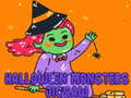 Spil Halloween Monsters Jigsaw